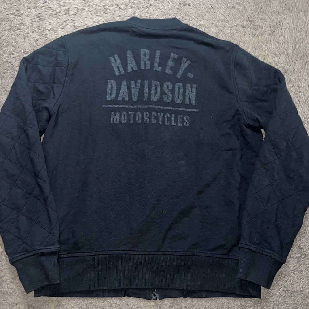HARLEY DAVIDSON Motorcycle Forever Harley Quilted Hooded Jacket Mens Size XL